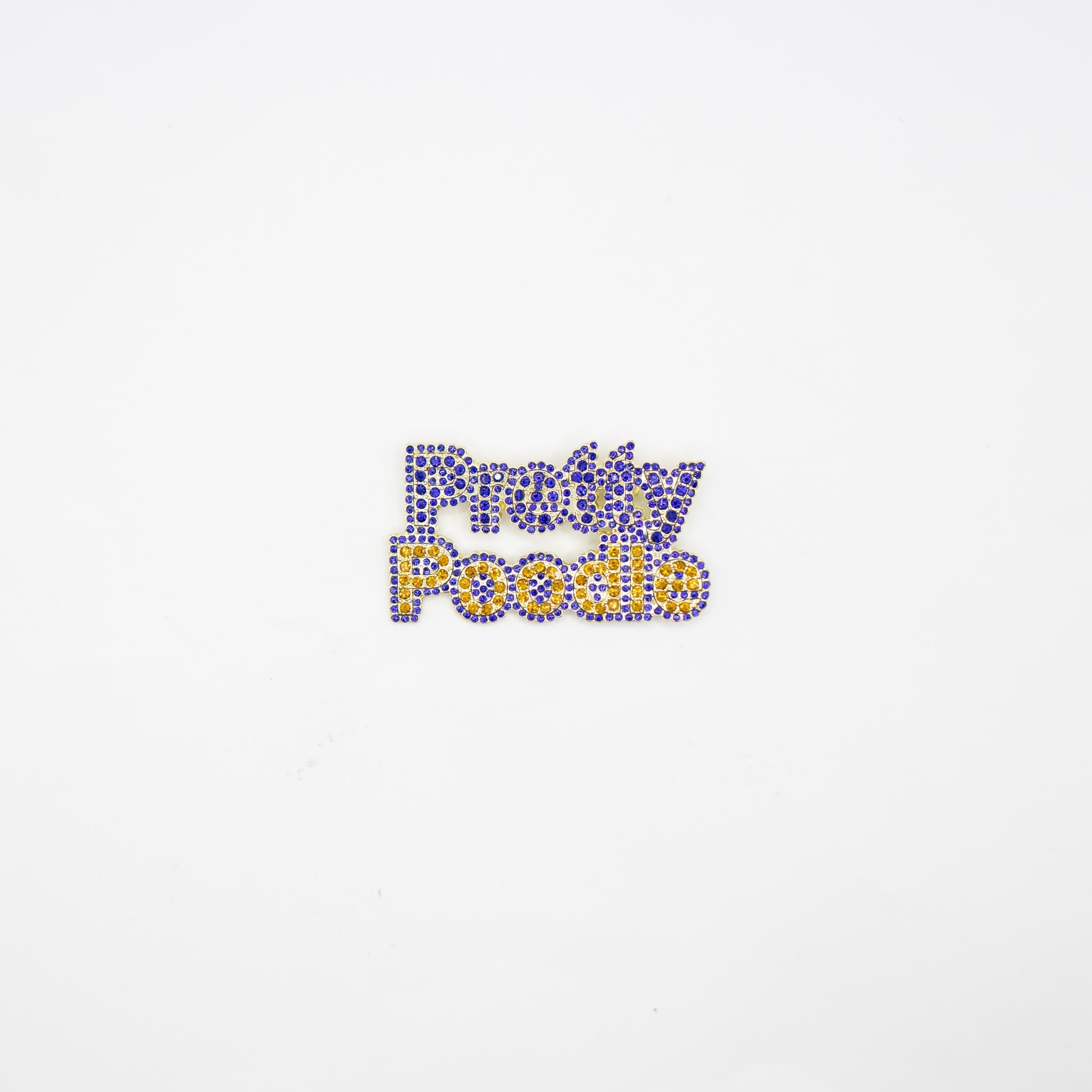 Pretty Poodle Bling Pin - Diva Starr Boutique